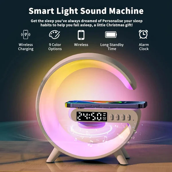 GlowCharge™ Smart 3-in-1 Lamp, Charger & Speaker
